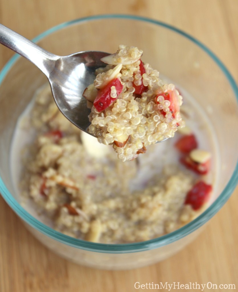 Strawberry Almond Vanilla Quinoa