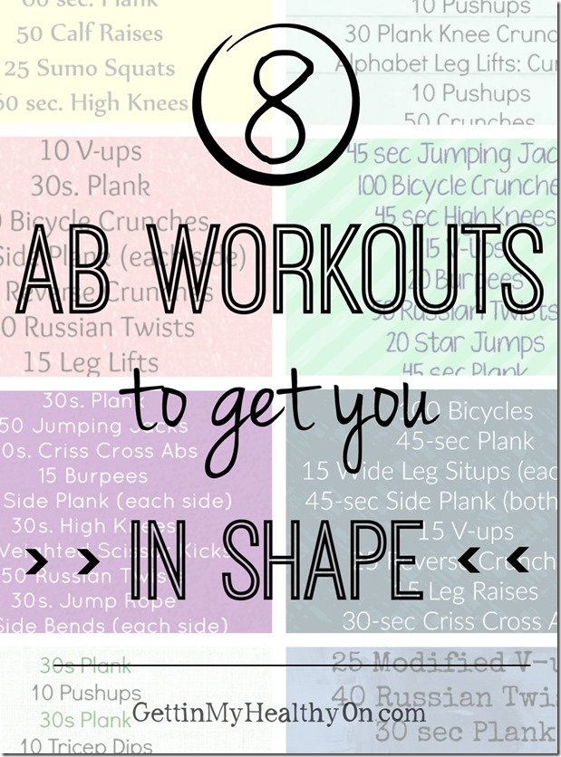 Workouts to get cheap you in shape