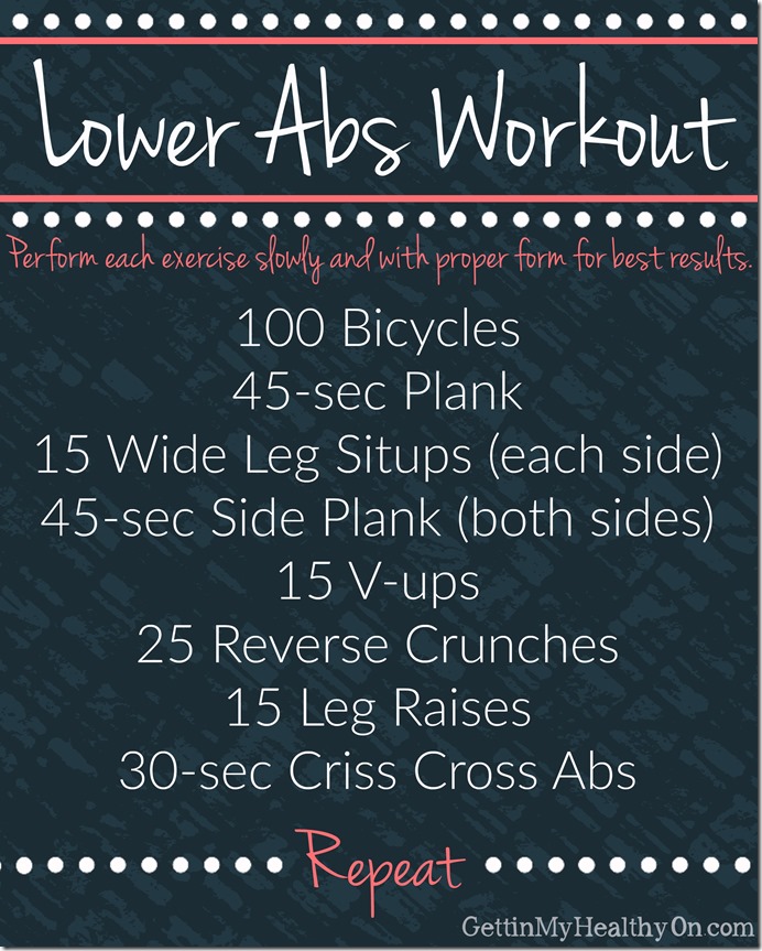 Lower Abs Workout