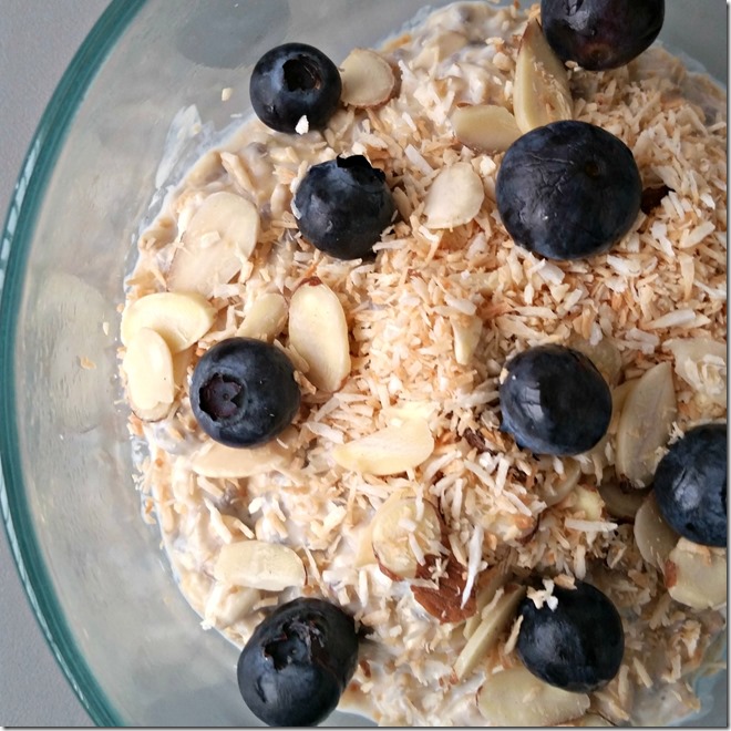 Blueberry Coconut Overnight Oats