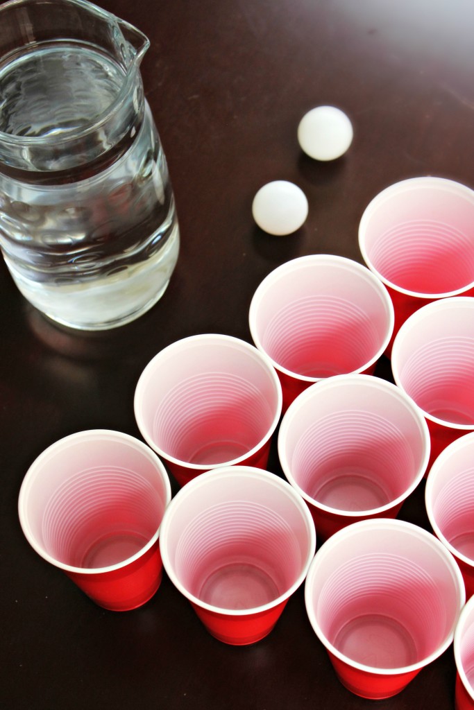 Beer Pong with Water