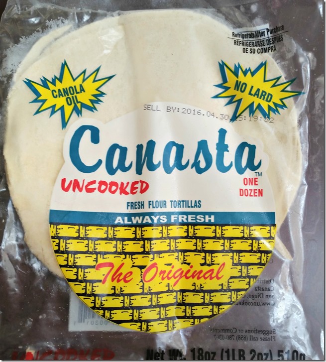 Canasta Uncooked Tortillas