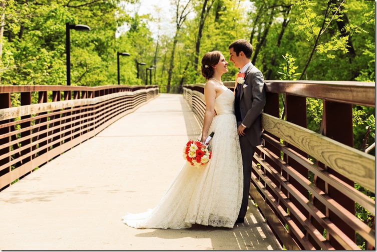 Wedding Picture on the Bridge