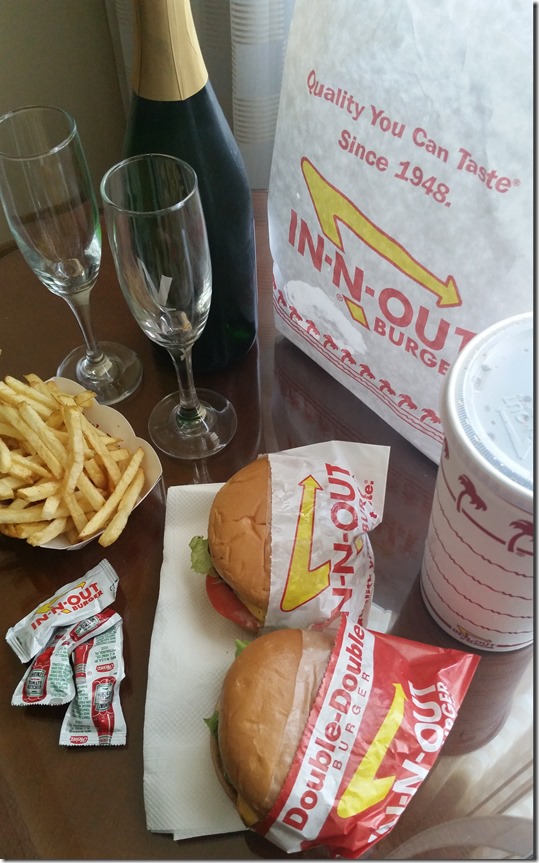 Champagne and In n Out