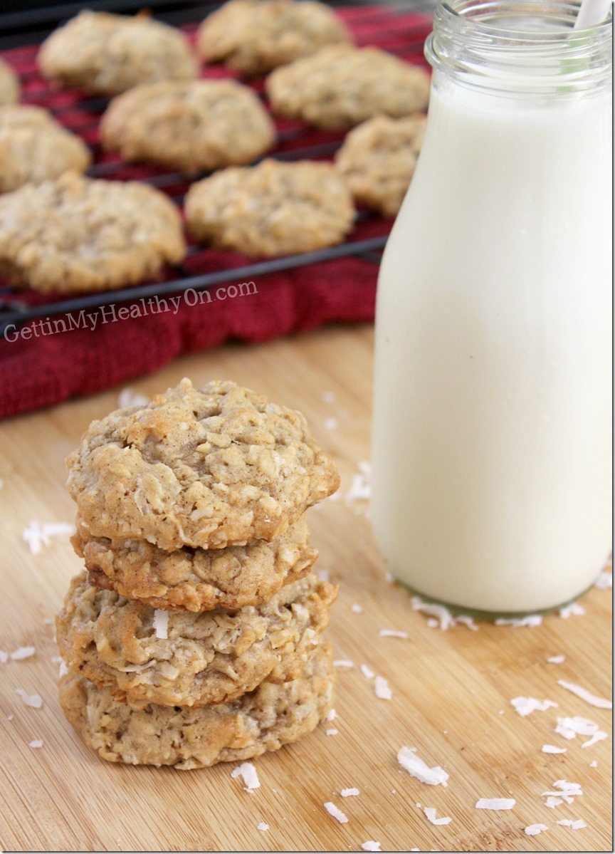 Chewy Coconut Oatmeal Cookies