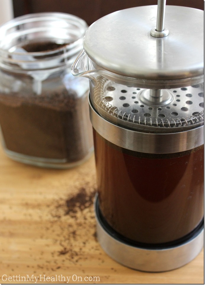 Cold Brew Coffee in French Press