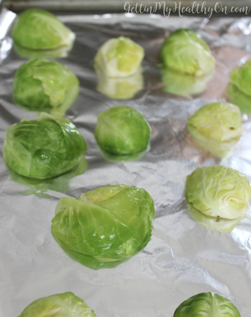 Roasted Brussels Sprouts with Olive Oil and Sea Salt