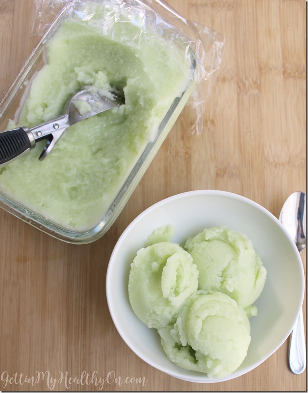 Sorbet with Honeydew