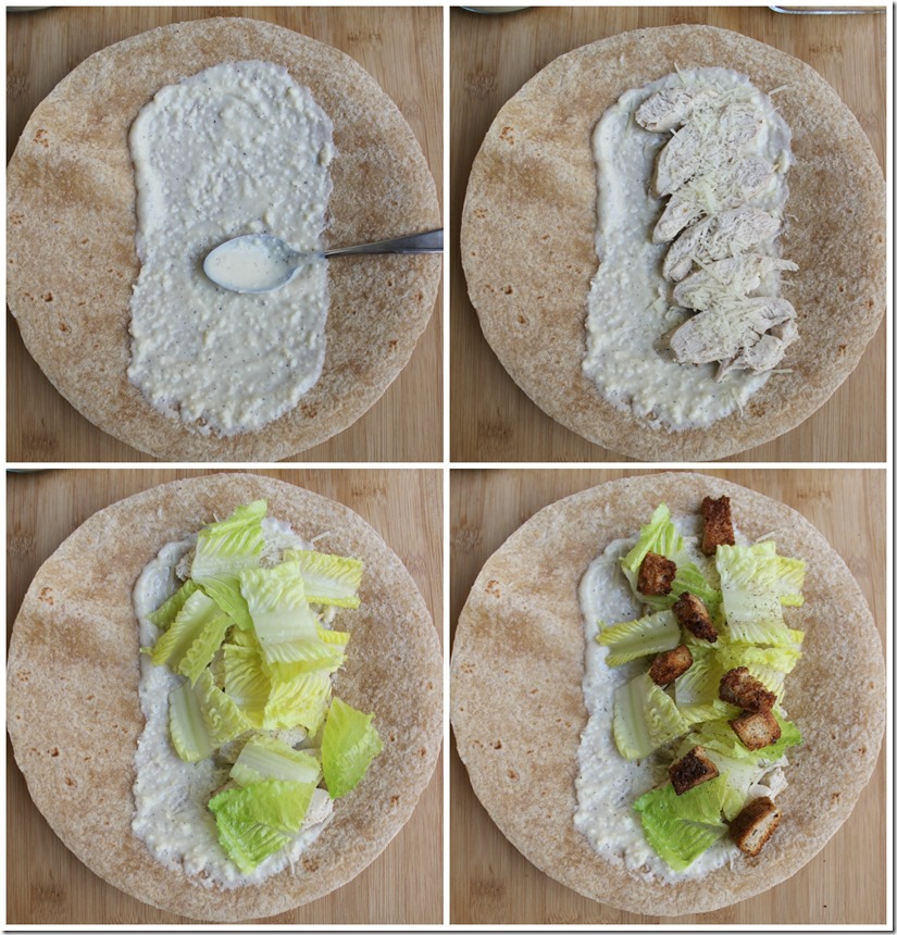 Chicken Caesar Salad Wrap