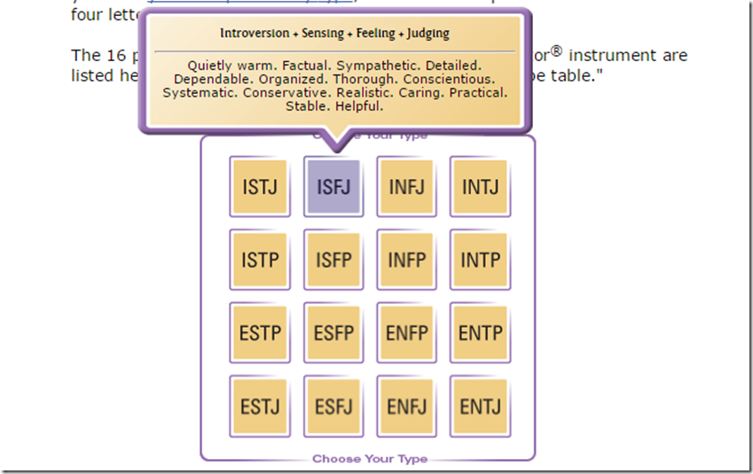 ISFJ