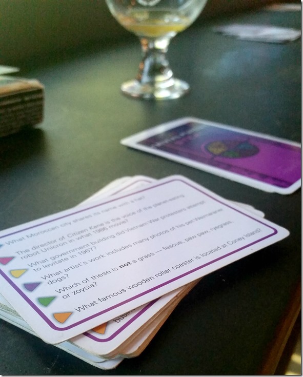 Trivial Pursuit at a Brewery