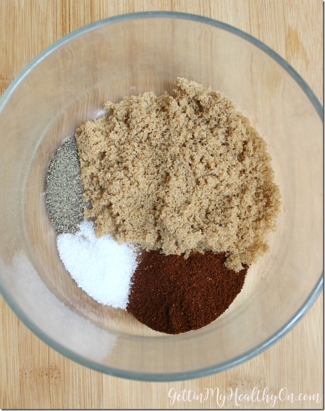 Brown Sugar Chili Powder Salmon Rub