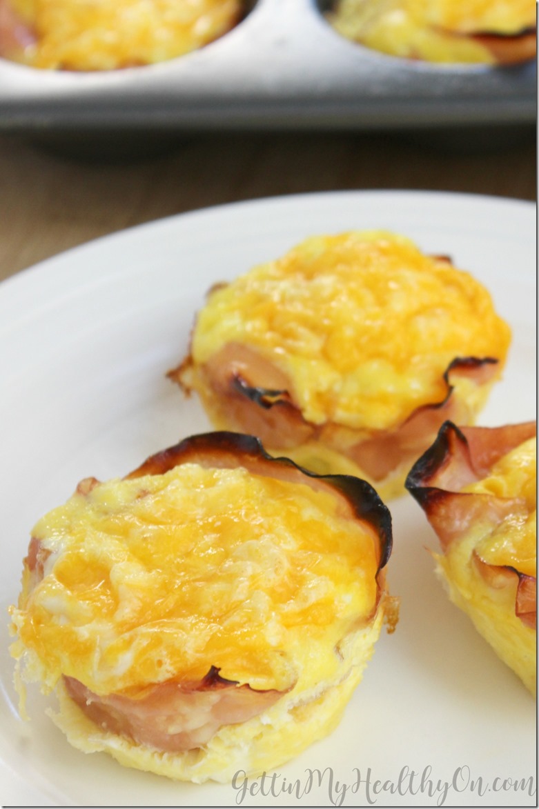 Cheesy Ham Egg Cups