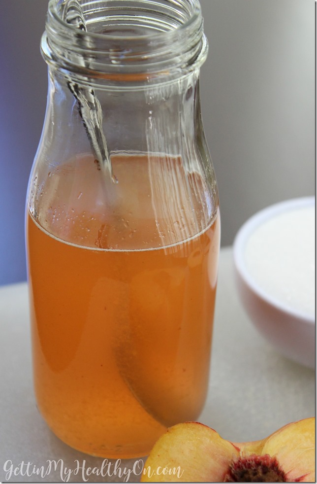 Simple Syrup with Peach