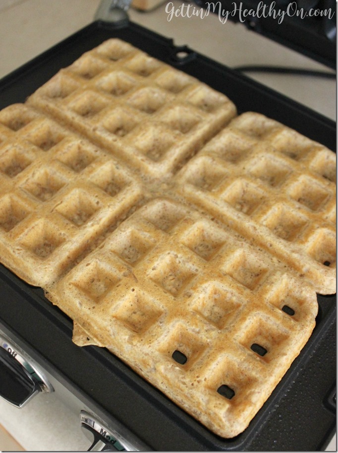 Whole Wheat Waffles with Oats