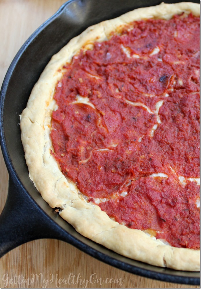 Chicago-Style Deep Dish Pizza - Sally's Baking Addiction