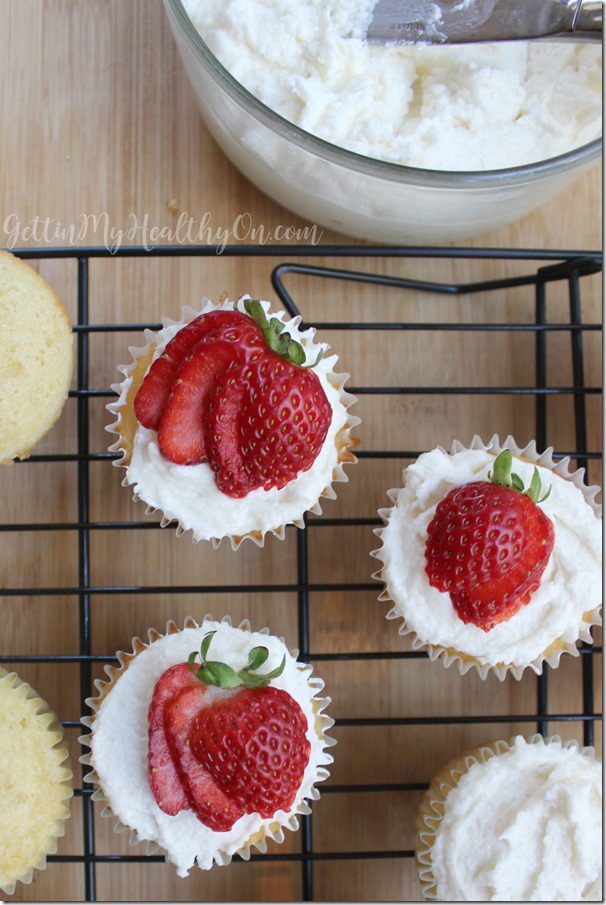 Strawberry Shortcake Cupcakes