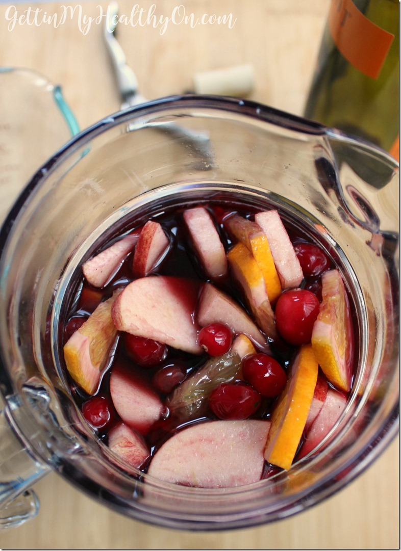 Cranberry and Orange Red Sangria