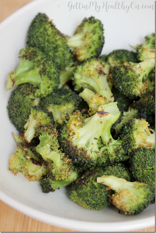 Oven Roasted Broccoli Florets