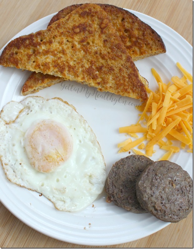 Dual Breakfast Sandwich Maker - French Toast Sausage, Egg, & Cheese 