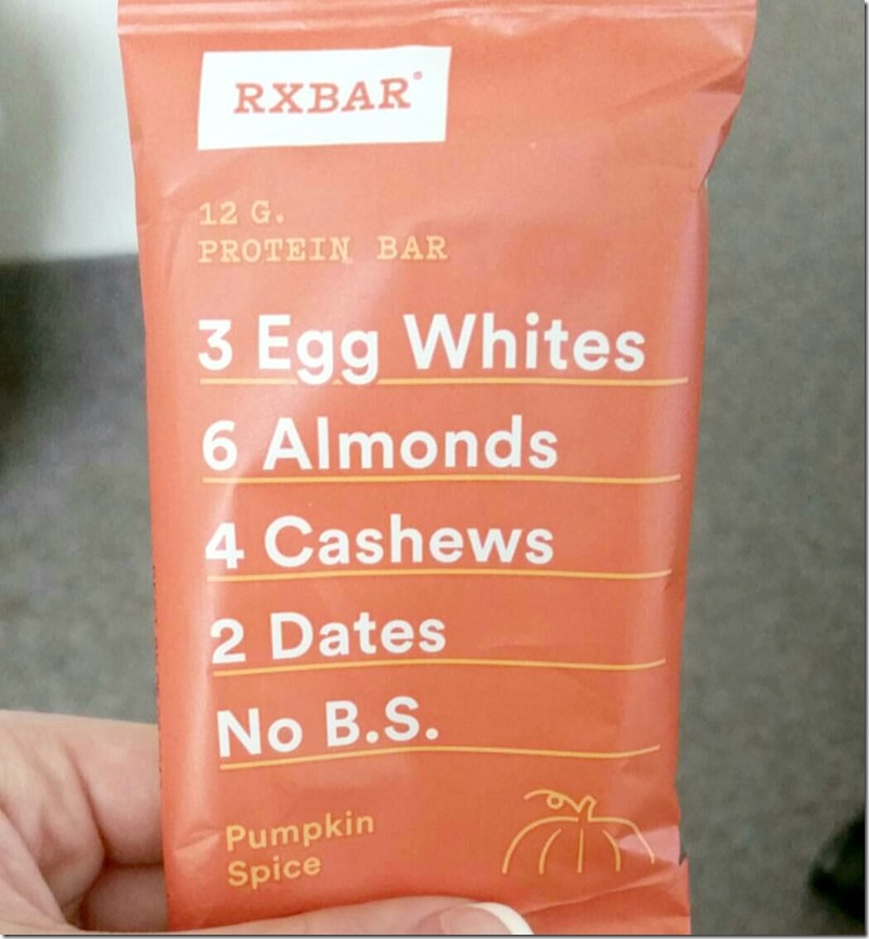 Rxbar Pumpkin Spice