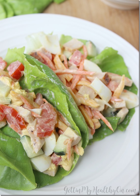 Chef Salad Lettuce Wrap