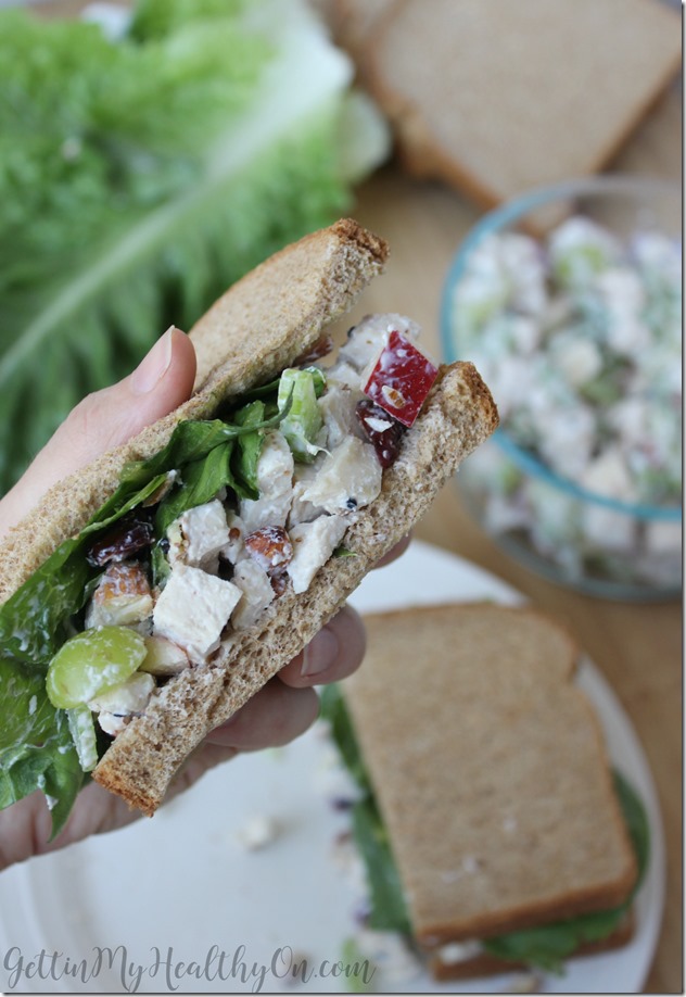 Chicken Salad Sandwiches Made with Greek Yogurt