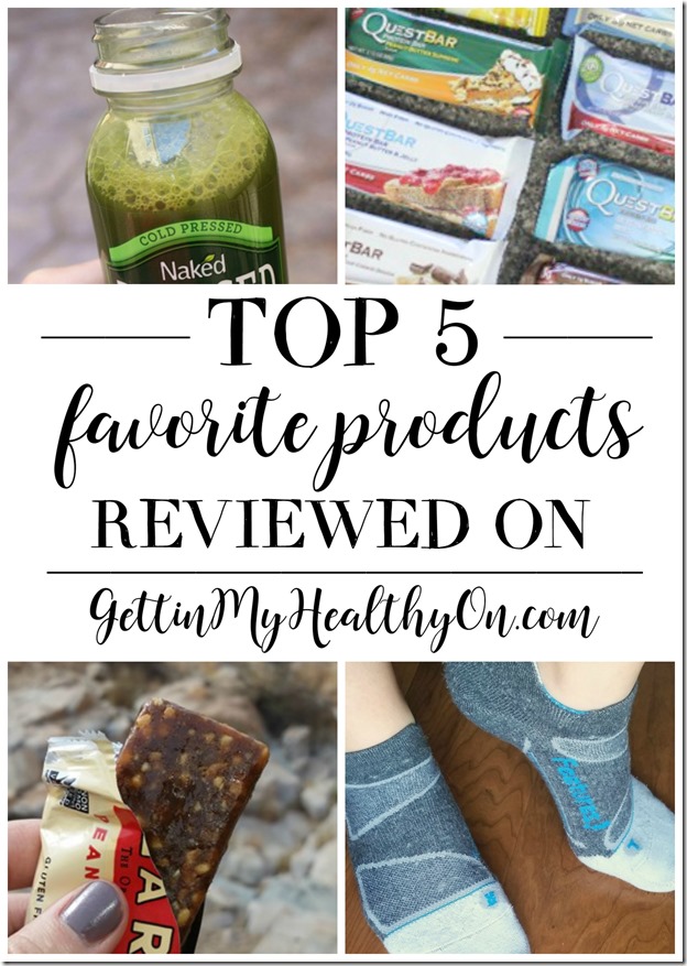 Top Products Reviewed on Gettin My Healthy On
