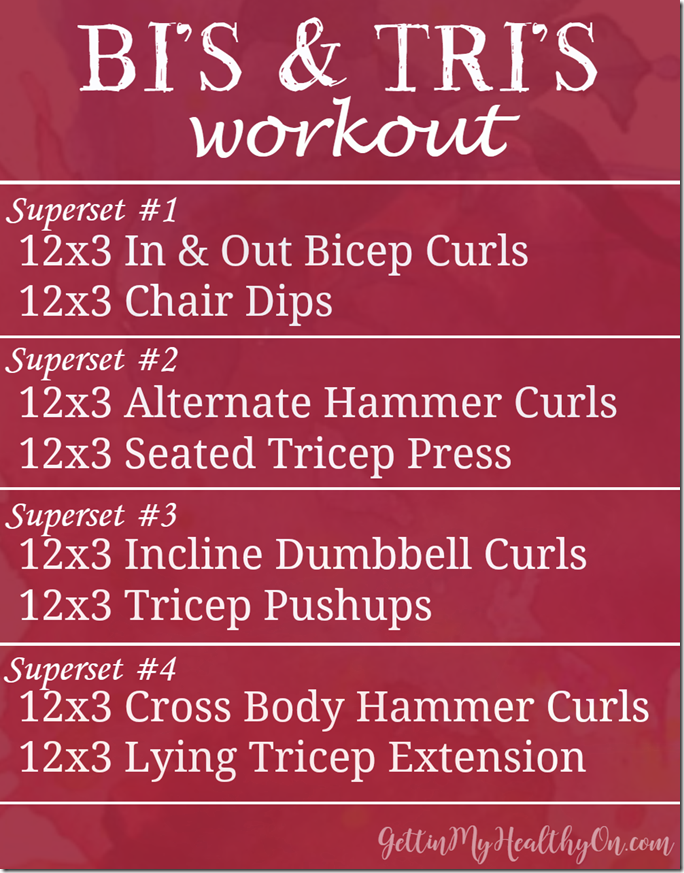 triceps and biceps workout