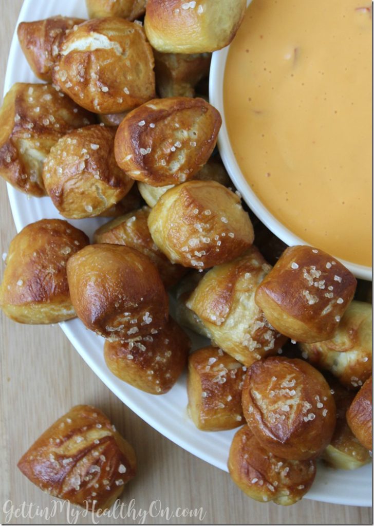 Homemade Soft Pretzel Bites.