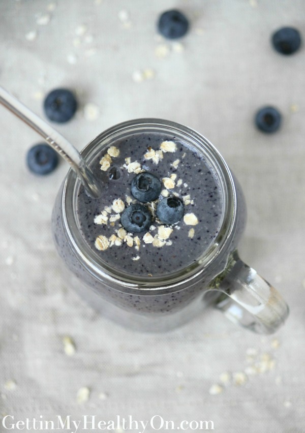 Blueberry Oatmeal Smoothie