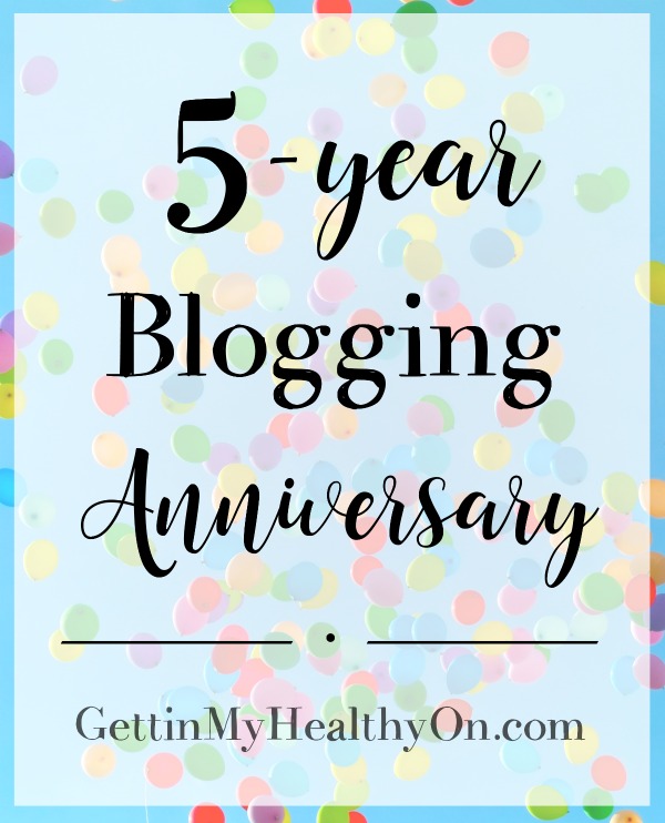 5 Year Blogging Anniversary