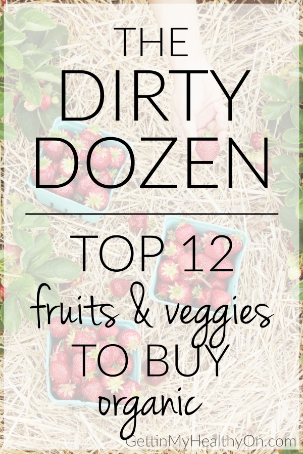 Dirty Dozen List of Fruits and Vegetables