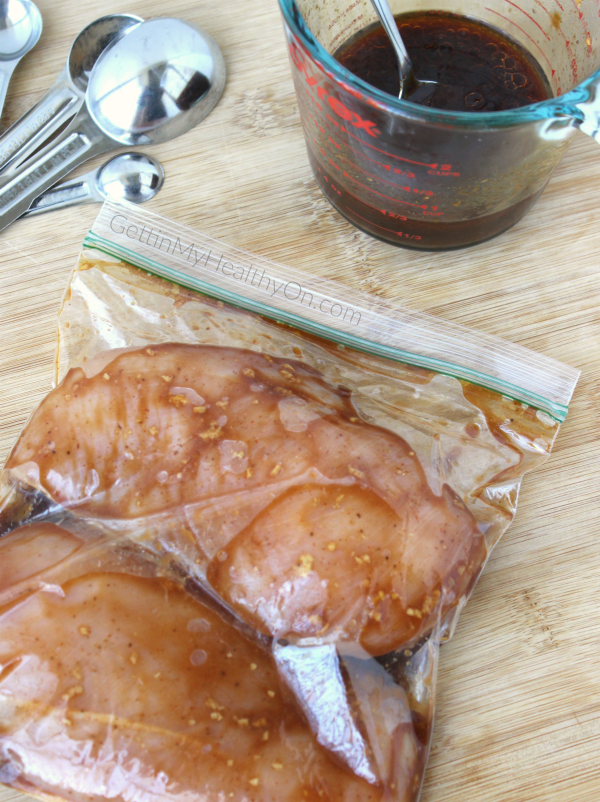 Ginger, Sesame, and Soy Sauce Marinade for Chicken
