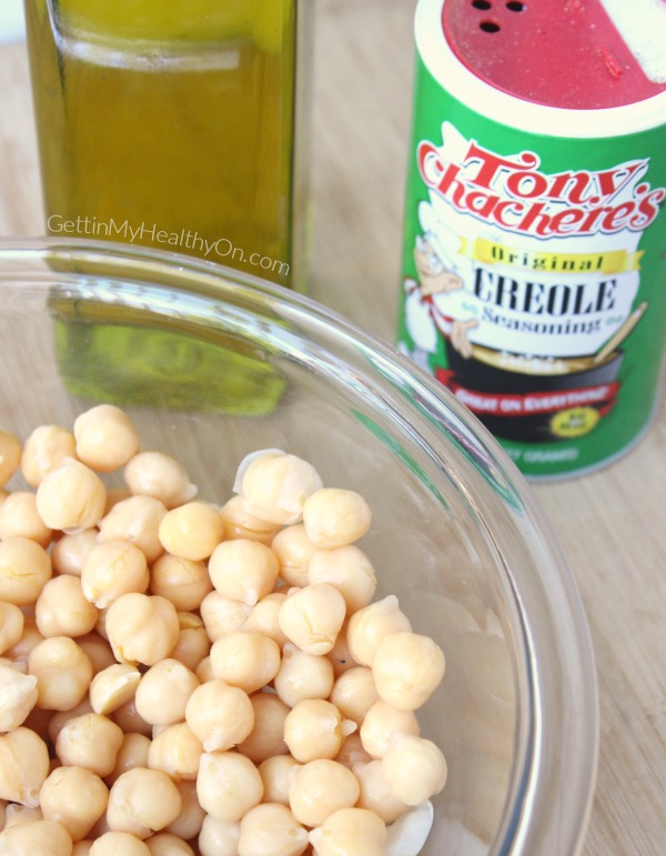 Roasted Chickpeas with Creole Seasoning