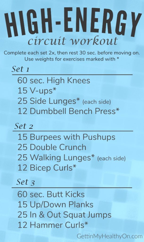 High Energy Circuit Workout