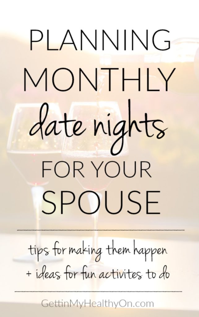 Monthly Date Nights for Your Spouse