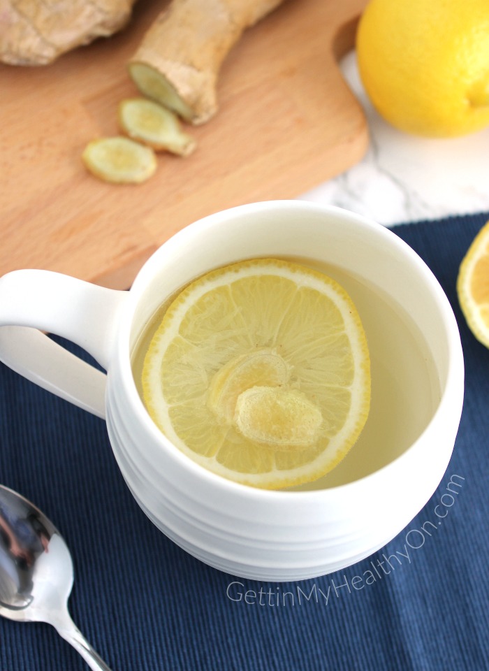 Boiled lemon shop and ginger water