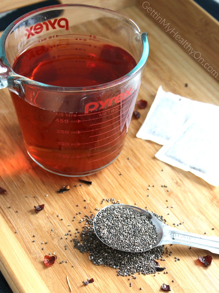 Raspberry Chia Seed Tea