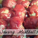 Tasty Tuesday: Savory Meatballs