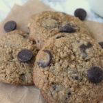 Chocolate Chip Cookies with Whole Wheat and Oat Flour