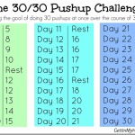 30 Day Pushup Challenge