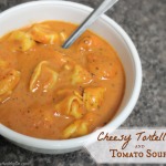 Cheesy Tortellini Tomato Soup