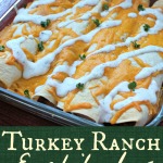 Turkey Ranch Enchiladas 
