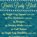 Lower Body Blast Workout Circuit
