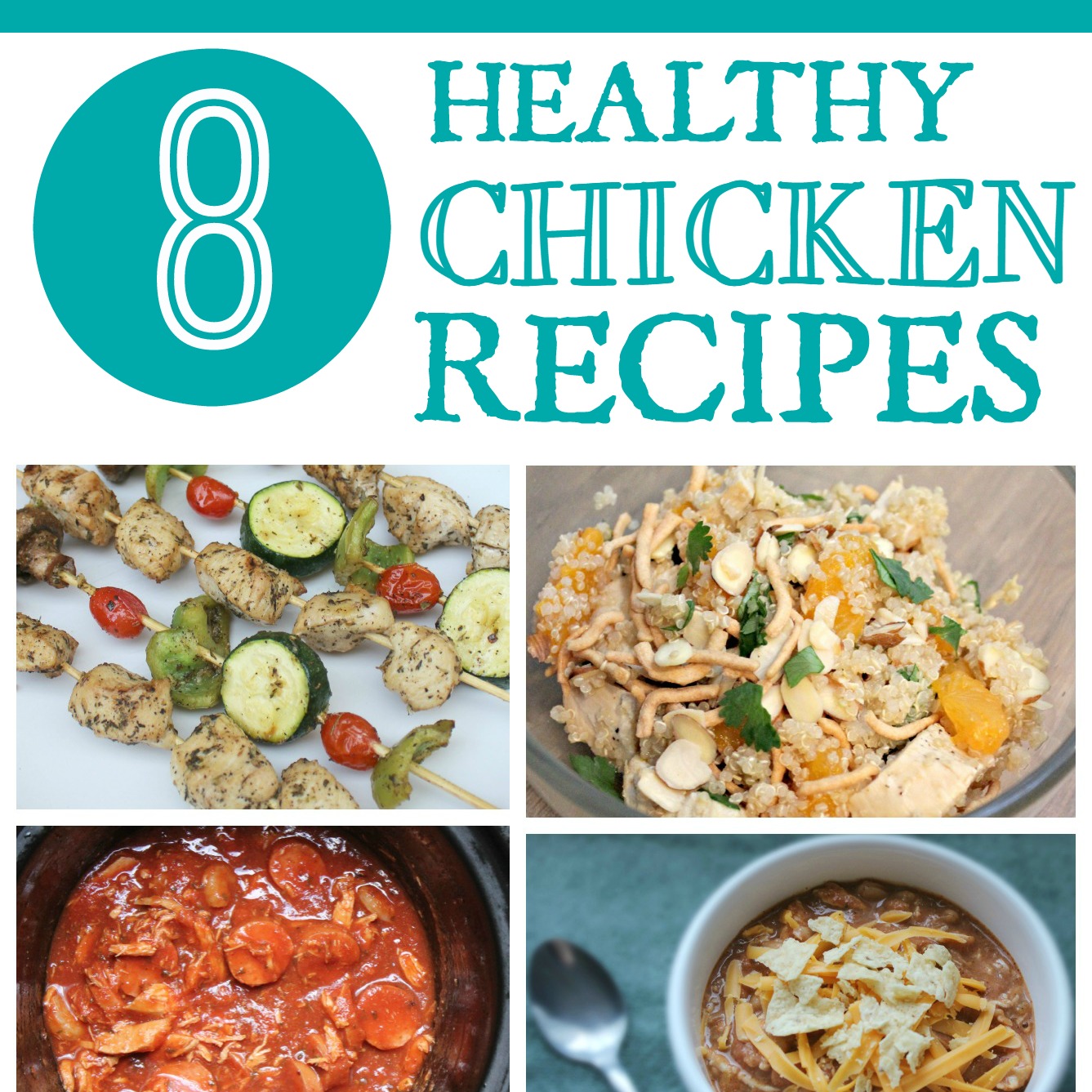 Recipe Roundup: 8 Healthy Chicken Recipes