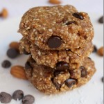 No-Bake Chocolate Chip Cookies with Almond and Coconut