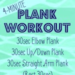 4-Minute Plank Workout