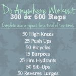 Do Anywhere Workout – 300 or 600 Reps