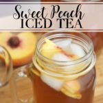 Sweet Peach Iced Tea